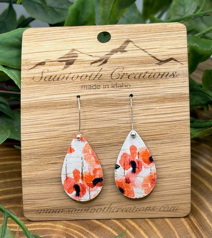 Mini Teardrops in Cork and Leather designs