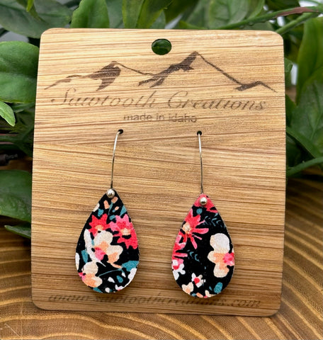 Mini Teardrops in Cork and Leather designs