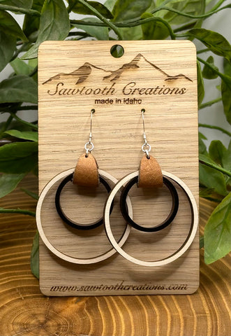 Wood Double Hoops