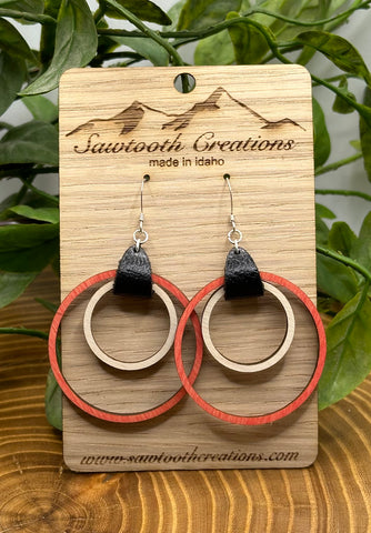 Wood Double Hoops