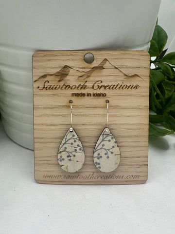 Mini Teardrops in Cork and Leather designs