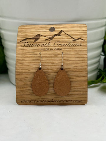 Mini Teardrops in Cork and Leather designs