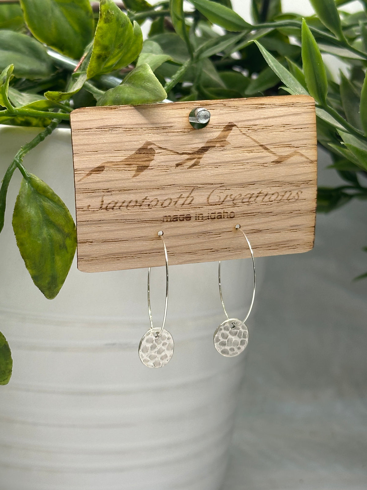 Silver Cutie Medium Hoops